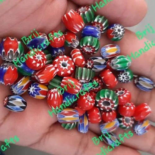   Chevron Glass Beads
