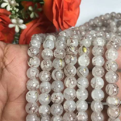 Textured Glass Beads