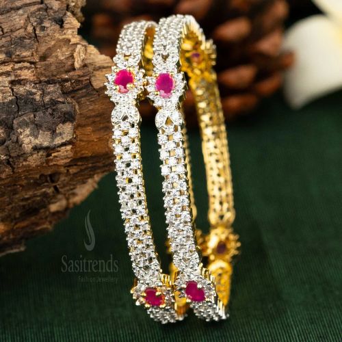 Party Wear Gold Bangles