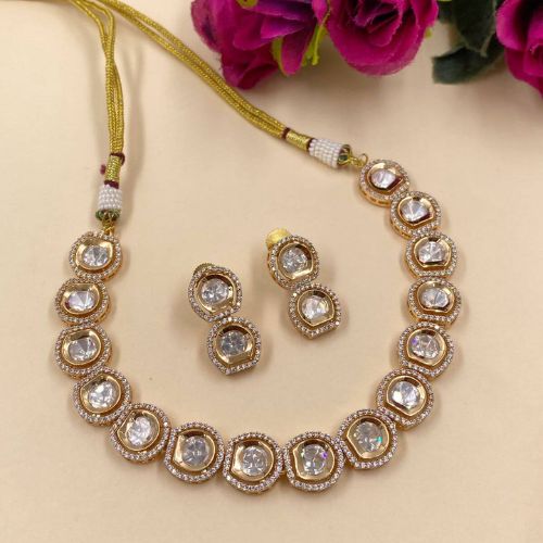 Polki Single Line Set