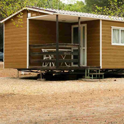 Rectangular Portable Cabins, Feature : Fine Finishing, Good Quality, Size : H-94 Inch, W-4 Feet, L-4 Feet